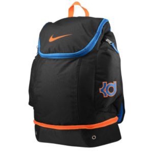 nike elite backpack blue and orange